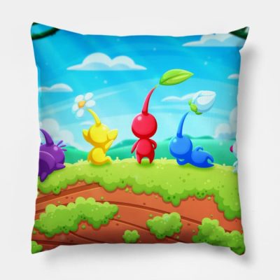 Pikmin Throw Pillow Official Pikmin Merch