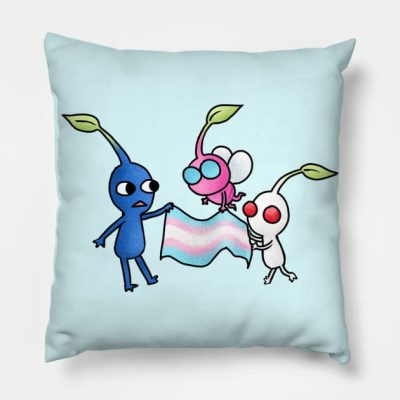 Pride Pikmin Trans Throw Pillow Official Pikmin Merch