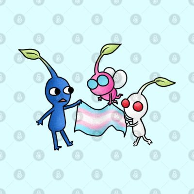 Pride Pikmin Trans Throw Pillow Official Pikmin Merch