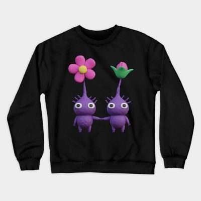 Purple Piks Crewneck Sweatshirt Official Pikmin Merch