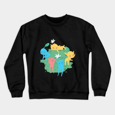 Dancing Pikmin Crewneck Sweatshirt Official Pikmin Merch