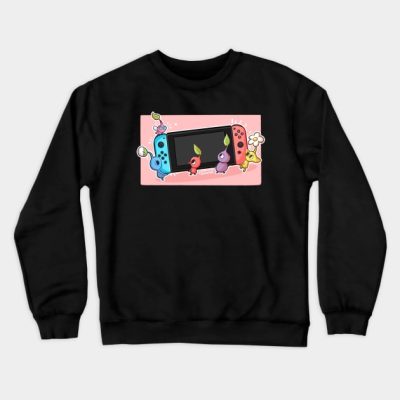 Pikmin Carrying Video Game Crewneck Sweatshirt Official Pikmin Merch