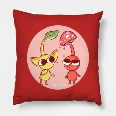 Mushroom Pikmin Throw Pillow Official Pikmin Merch
