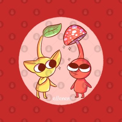 Mushroom Pikmin Throw Pillow Official Pikmin Merch