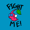 Fight Me Winged Pikmin Throw Pillow Official Pikmin Merch