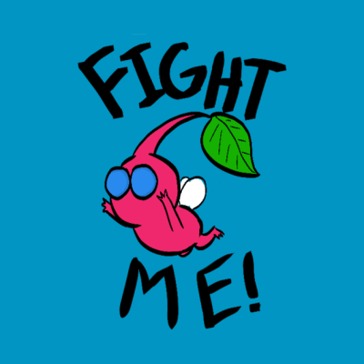 Fight Me Winged Pikmin Throw Pillow Official Pikmin Merch