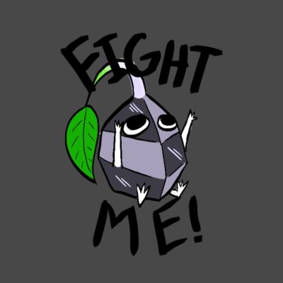 Fight Me Rock Pikmin Throw Pillow Official Pikmin Merch