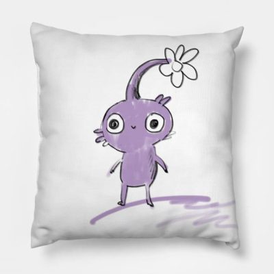 Purple Pikmin Throw Pillow Official Pikmin Merch