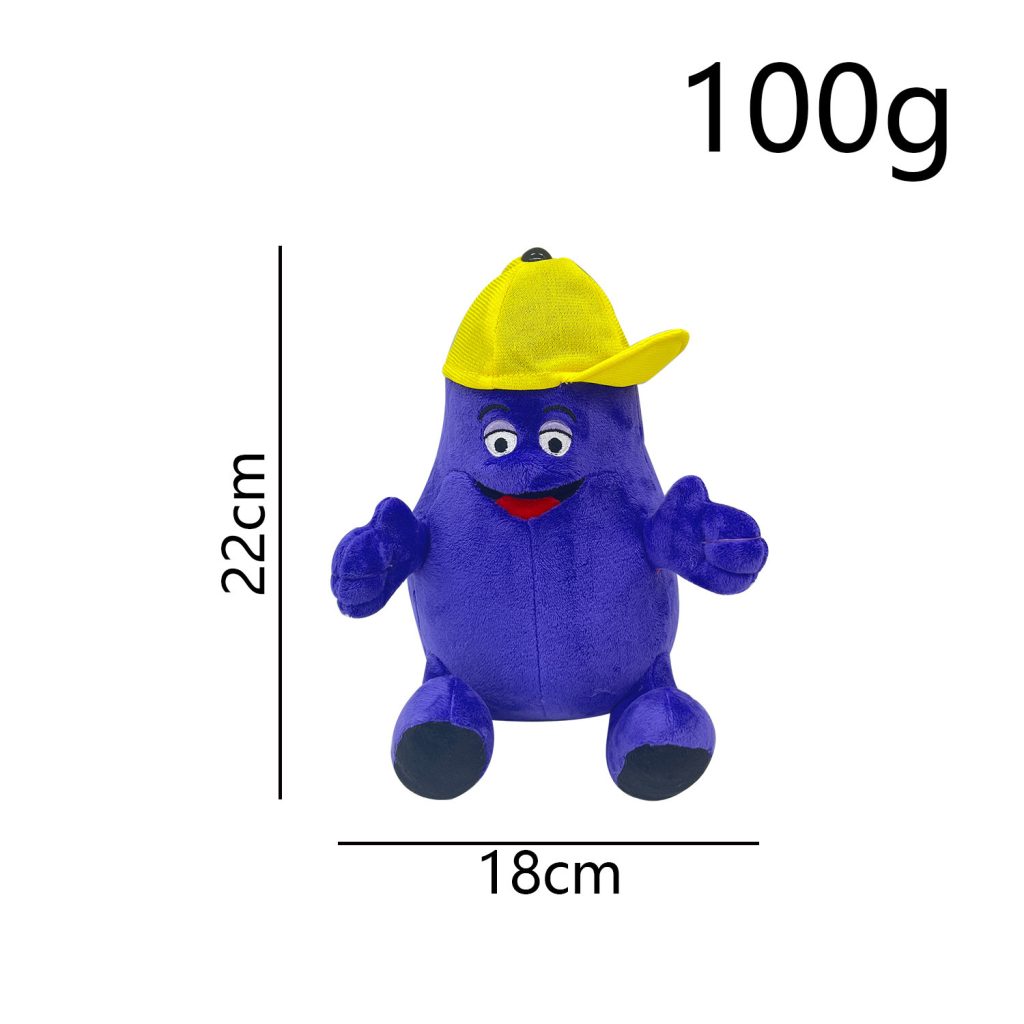 Grimace Pikmin Plush Toy Shake Yellow Hat Cartoon Game Pikmin Stuffed Soft Toy Mascot Pillow Gift 5 - Pikmin Shop