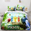 PIKMIN Bedding Set Single Twin Full Queen King Size Pikmin 2 Bed Set Aldult Kid Bedroom 13 - Pikmin Shop