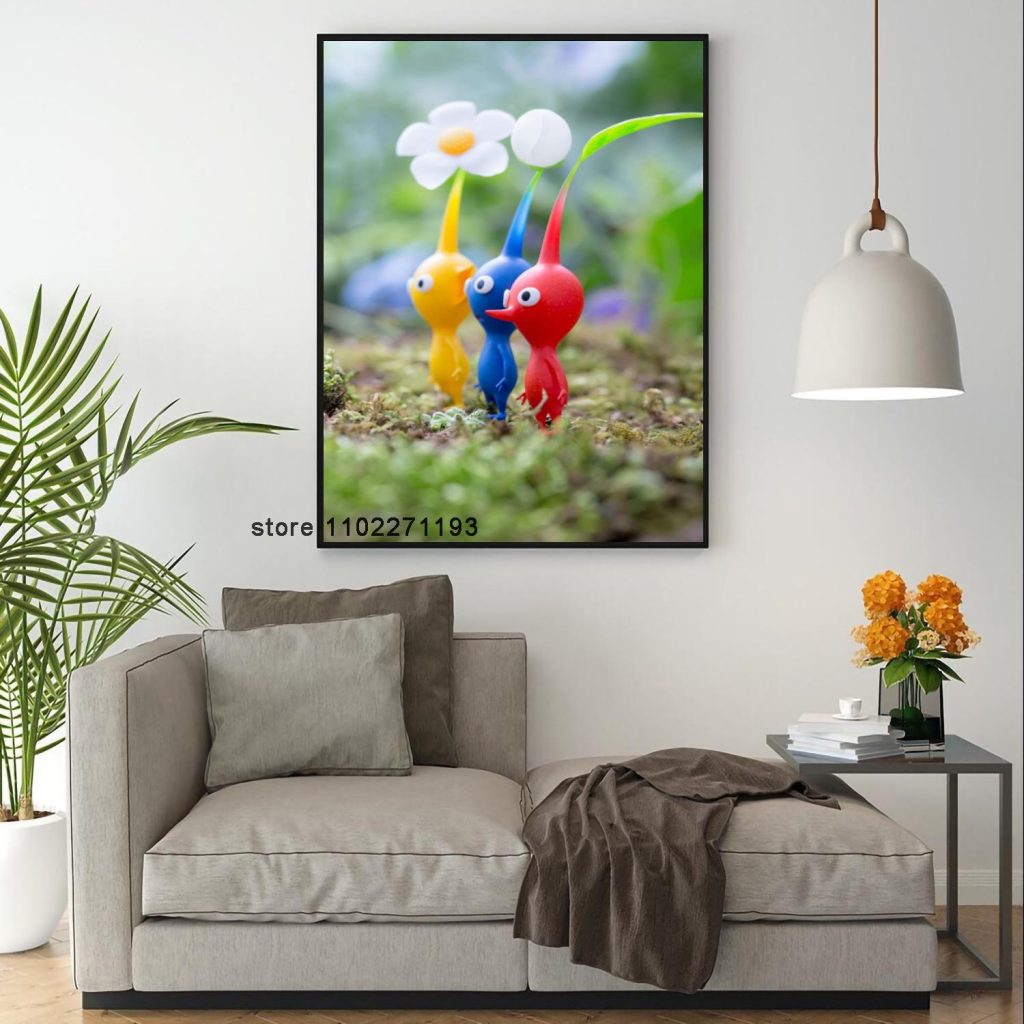 Pikmin 3 Deluxe Decoration Art 24x36 Poster Wall Art Personalized Gift Modern Family bedroom Decor Canvas 10 - Pikmin Shop
