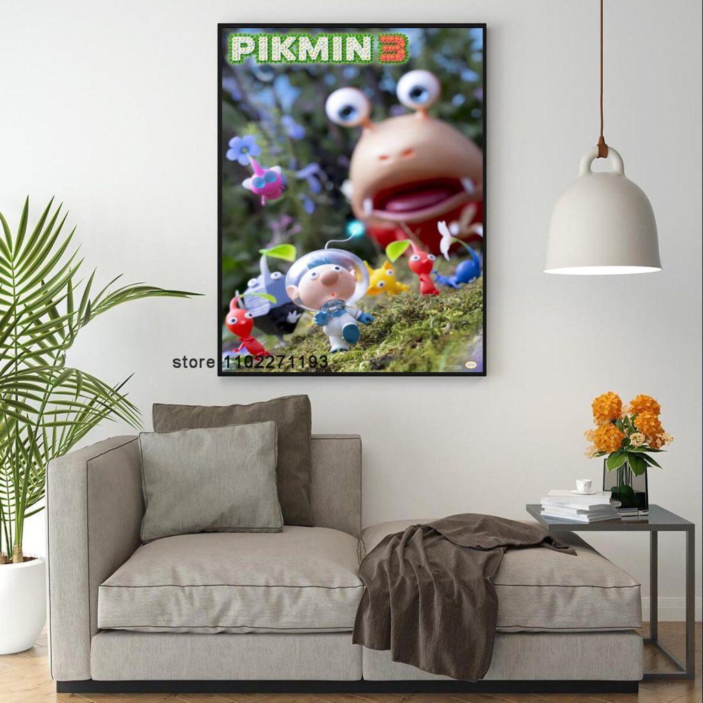 Pikmin 3 Deluxe Decoration Art 24x36 Poster Wall Art Personalized Gift Modern Family bedroom Decor Canvas 11 - Pikmin Shop