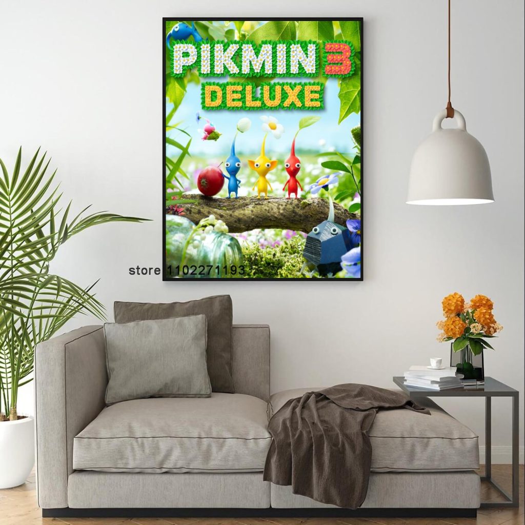 Pikmin 3 Deluxe Decoration Art 24x36 Poster Wall Art Personalized Gift Modern Family bedroom Decor Canvas 12 - Pikmin Shop