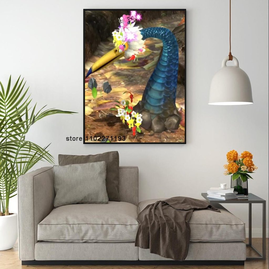 Pikmin 3 Deluxe Decoration Art 24x36 Poster Wall Art Personalized Gift Modern Family bedroom Decor Canvas 4 - Pikmin Shop
