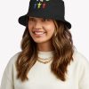 Blue, Yellow And Red Pikmin Sticker Set Bucket Hat Official Pikmin Merch