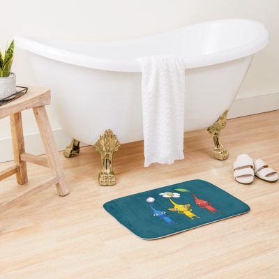 Gamer T-Shirtthree Wise Pikmin Bath Mat Official Pikmin Merch