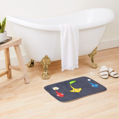 Pikmin Characters Bath Mat Official Pikmin Merch