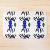 Fight Me! (Blue Pikmin) Bath Mat Official Pikmin Merch
