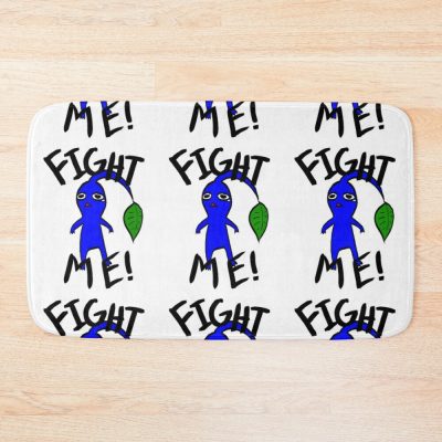 Fight Me! (Blue Pikmin) Bath Mat Official Pikmin Merch