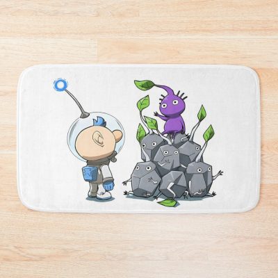 Pikmin Characters Bath Mat Official Pikmin Merch