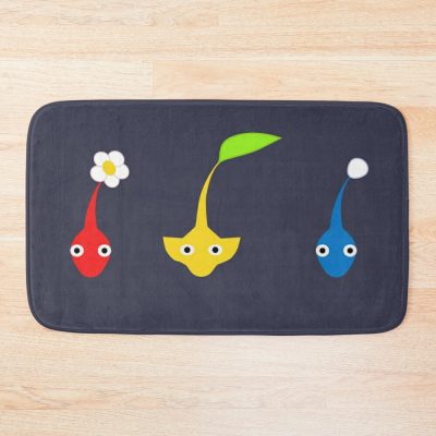 Pikmin Characters Bath Mat Official Pikmin Merch