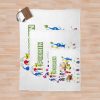 Pikmin T-Shirts, Pikmin Stickers And More Throw Blanket Official Pikmin Merch