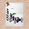 Fight Me! (Purple Pikmin) Throw Blanket Official Pikmin Merch