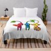 Pikmin By Raisinmuffin. Throw Blanket Official Cow Anime Merch
