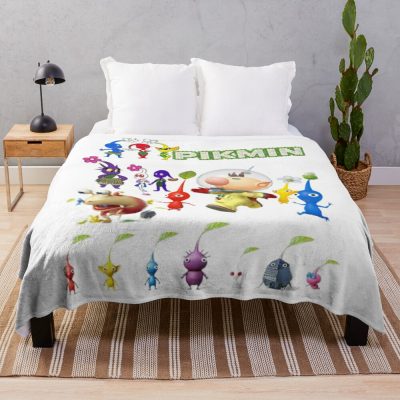 Pikmin T-Shirts, Pikmin Stickers And More Throw Blanket Official Pikmin Merch