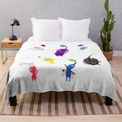 Decor Pikmin Throw Blanket Official Pikmin Merch