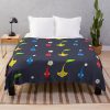 Pikmin Characters Throw Blanket Official Pikmin Merch