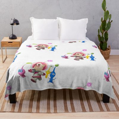 Pikmin 4 Four Throw Blanket Official Pikmin Merch