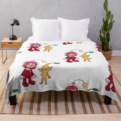 Pikmin 4 Throw Blanket Official Pikmin Merch