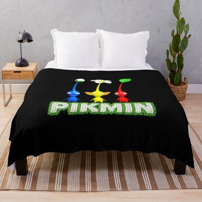 Pikmin Throw Blanket Official Pikmin Merch