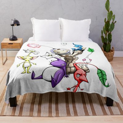 Pikmin 4 Throw Blanket Official Pikmin Merch