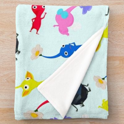 Pikmin Throw Blanket Official Pikmin Merch