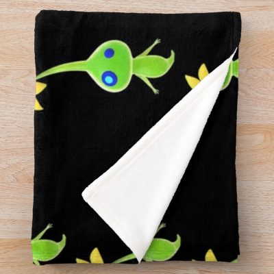 Glow Pikmin Throw Blanket Official Pikmin Merch
