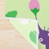 Cute Pikmin Pattern Shower Curtain Official Pikmin Merch