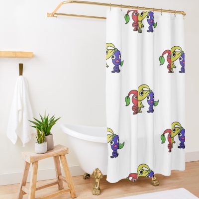 Pikmin 4 Shower Curtain Official Pikmin Merch