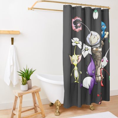 Pikmin 4 Shower Curtain Official Pikmin Merch