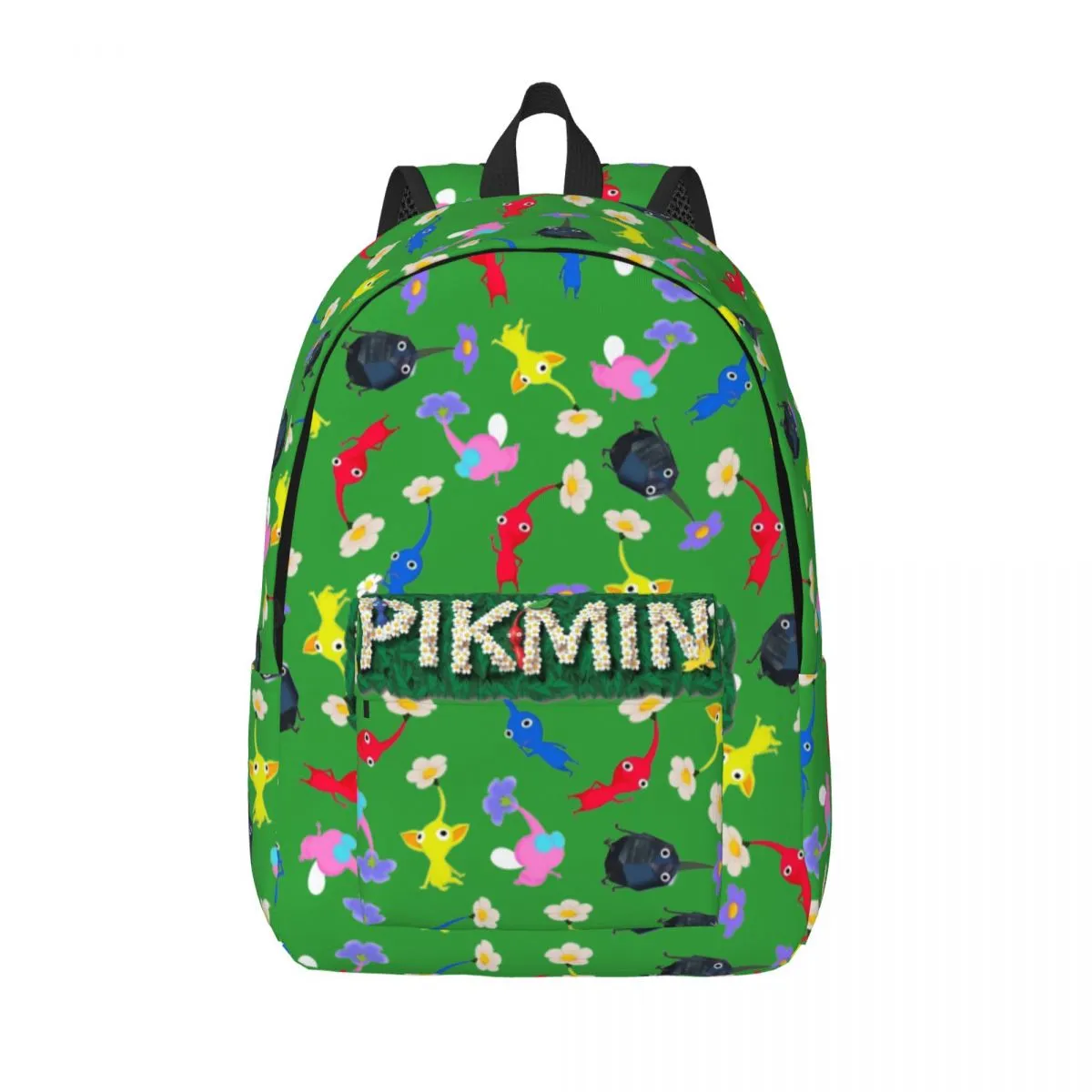 Pikmin Logo Backpack for Kindergarten Primary School Student Bookbag Boy Girl Kids Daypack Outdoor - Pikmin Shop