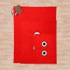 Red Pikmin Face Throw Blanket Official Cow Anime Merch