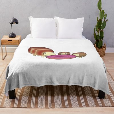Breadbugs Throw Blanket Official Cow Anime Merch