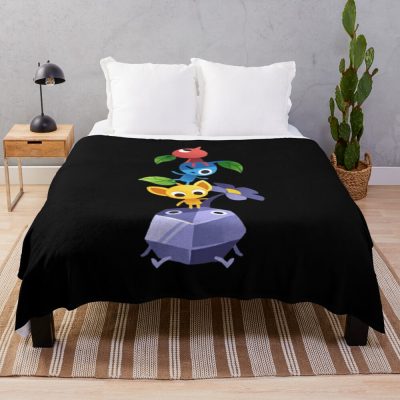 Pikmin 4 Essential Throw Blanket Official Cow Anime Merch