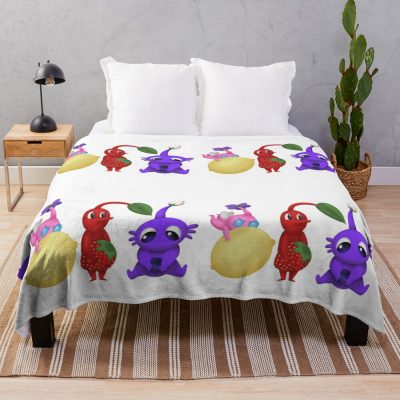 Bloom Buddies Throw Blanket Official Cow Anime Merch