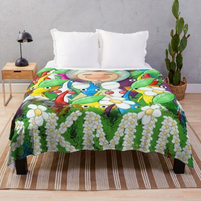 Pikmin - Crowded Olimar Throw Blanket Official Cow Anime Merch