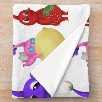 Bloom Buddies Throw Blanket Official Cow Anime Merch