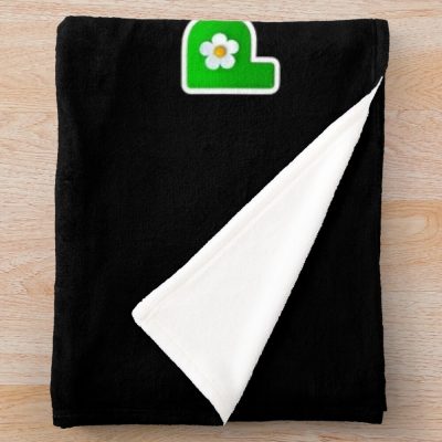Pikmin, Pikmin 4, Rescue Pup Oatchi, Pikmin 2023, Balck Throw Blanket Official Cow Anime Merch
