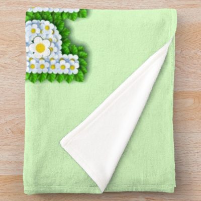 Pikmin Characters, Pikmin 4, Rescue Pup Oatchi, Pikmin 2023, Logo Throw Blanket Official Cow Anime Merch