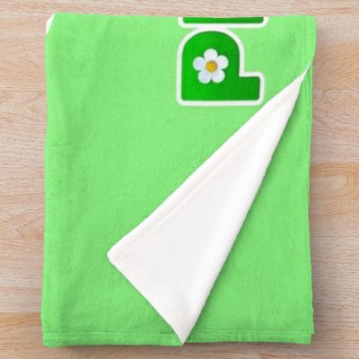 Pikmin, Pikmin 4, Rescue Pup Oatchi, Pikmin 2023, Logo Throw Blanket Official Cow Anime Merch